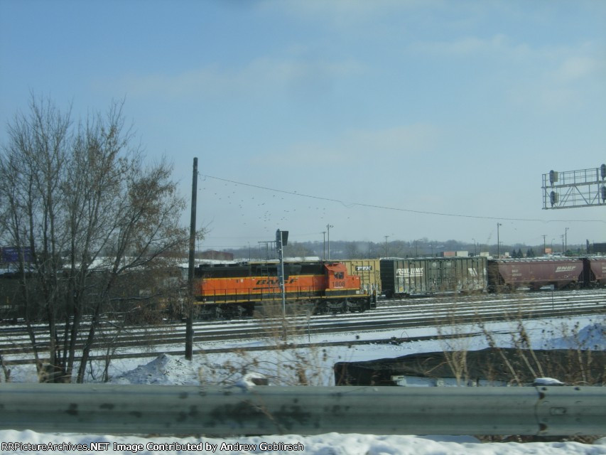 BNSF 1808, 486925 + MRL 11064